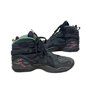 Nike Air Jordan 8 Retro TINKER AIR RAID JUNGLE BLACK GREEN 305381-004 Size 12